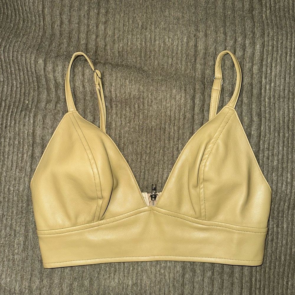 Alamour the Label leather top- XXS